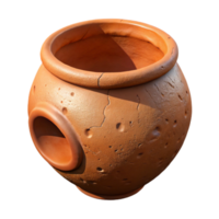 stunning rustic Restored Pottery Fragment with Earthenware Texture authentic png