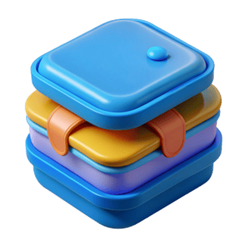 dramático criativo reutilizável sanduíche bolsas silicone azul transparente fundo Alto qualidade png