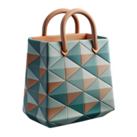 dramatic abstract Reusable Shopping Bag with Floral Print Isolated high quality png