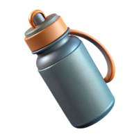 elegant modern Reusable Water Bottle with Filter Blue Cutout original png