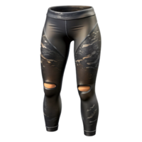 impressive abstract Ripped Tights Black Opaque Cutout Transparent Background exclusive png