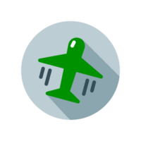 Design Illustration graphic of airplane mode icon with flat style. Suitable for UI, mobile design, web design, etc. Transparent background. png