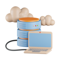 Computer Load Database 3D Icon png