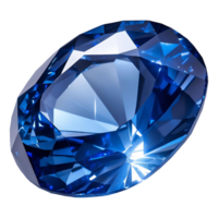 Shimmering Deep Blue Sapphire High Resolution Transparent Image png