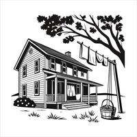 for 'simplified house, front view vector