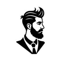 illustration of a man salon vector