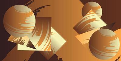 Circle lines abstract background. vector