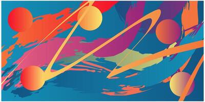 Abstract background with dynamic effect vector