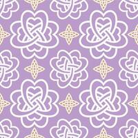 Seamless pattern with geometric shapes vector
