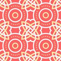 Seamless pattern with geometric shapes japanese style vector