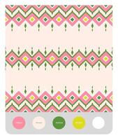 Seamless abstract background patterns vector