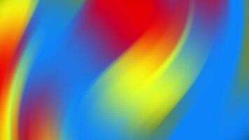 abstract animation featuring a blurred gradient of red yellow blue and green colors animation a vibrant animation of a blurred gradient in red yellow blue and green background video