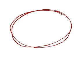 hand drawn oval frame animation with an organic, irregular red line. For highlighting text, selections, or creative designs. Smooth looping animation for dynamic visual effects and presentations. video