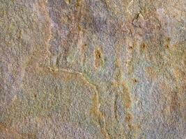 Stone surface texture of a Slab on the walkway photo