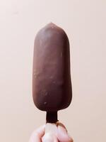 Chocolate-Covered Ice Cream Bar photo