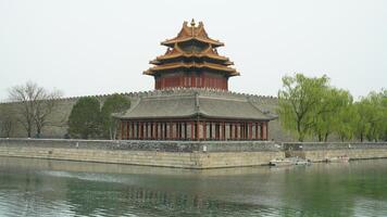 The Forbidden City surrouded by the river photo