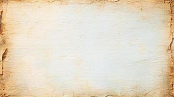 Vintage Aged Paper Texture Background with Old Rustic Look photo