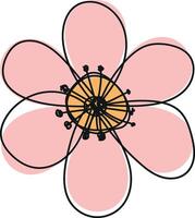Charming Petal Art vector