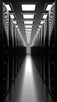 Server Room with Many Computer Racks video