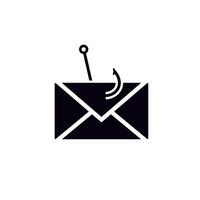 Envelope with antenna and satellite dish symbolizing communication and connection vector