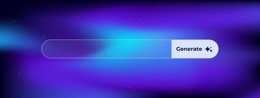Abstract search bar with gradient colors and simple design vector