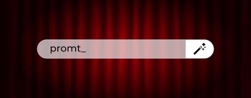 Modern search bar concept with creative design and innovative features for quick access vector