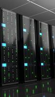 Inside a Cloud Storage Center With Endless Rows of Servers video