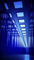 Inside a Cloud Storage Center with Endless Rows of Server Racks video