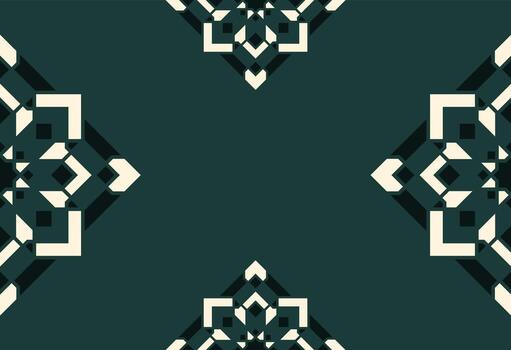 abstract geometric background with squares, a green and black geometric pattern vector