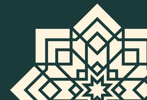 a geometric pattern on a green background, abstract geometric shapes background vector