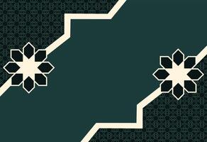 an islamic background with a star pattern, green abstract background with flowers vector