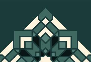 a geometric pattern with a triangle in the middle vector