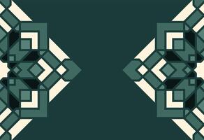 a green and black geometric pattern, Geometric ethnic pattern. Seamless background. Abstract ornament vector