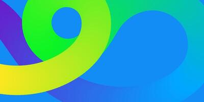 Abstract Colorful Circles Gradient Background Design Pattern vector