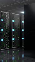 Inside Modern Data Center with Advanced Hosting Infrastructure video
