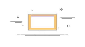 usando Projeto Programas em computador 2d movimento gráficos animação video