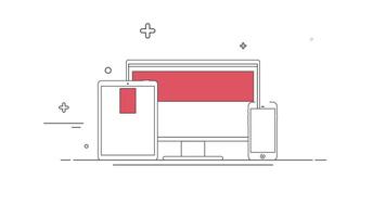 YouTube Channel Presentation on All Devices 2D Motion Graphics Animation video
