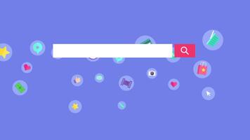 Accessing a Website on a Tablet 2D Motion Graphics Animation video