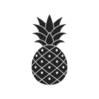 The pineapple is in the shape of a cone png