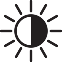 Sun with rays icon for your web design, logo, UI. illustration. png