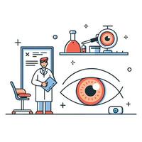 Comprehensive Guide to Eye Test Concepts and Procedures vector