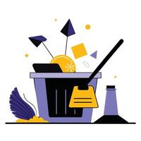 Innovative Concept for Inbox Decluttering and Organization vector