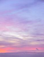 Abstract background of twilight sky background in pink gradient tone color photo