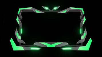 Green Robot Stream Overlay twitch overlay Game Overlay transparent background video
