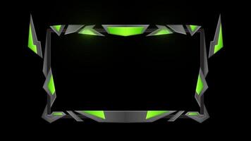 Green Light Stream Overlay twitch overlay Game Overlay transparent background video