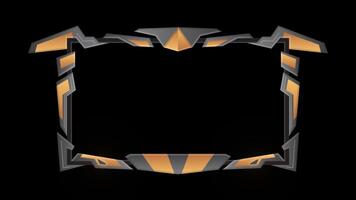Orange Wings Stream Overlay twitch overlay Game Overlay transparent background video