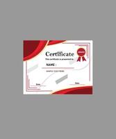 modern luxury certificate design vector
