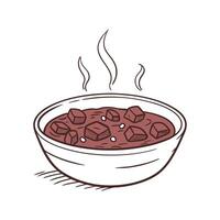 Nutritious Beef Puree Flavorful Dish vector