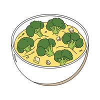 Nutritious Broccoli Cheddar Mash Easy Recipe vector
