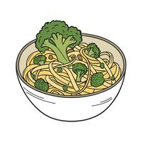 Creamy Broccoli Cheese Blend for Meals vector